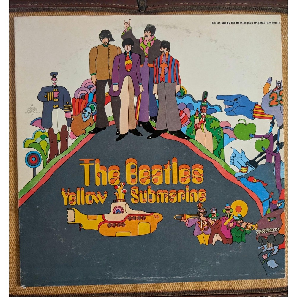 The Beatles Yellow Submarine 1968 US Vinyl LP Record SW 153 Classic Rock 60s